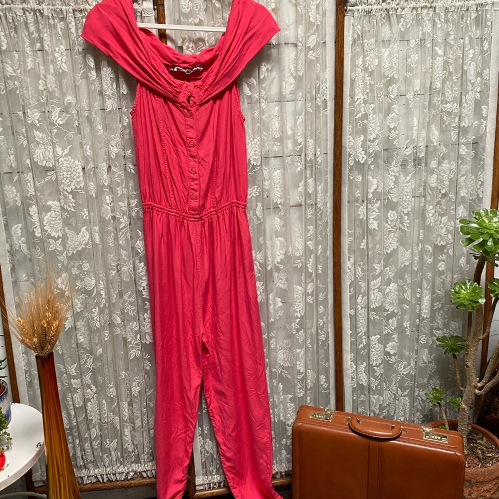 Pink jumpsuit